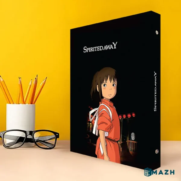 دفتر کلاسور 26 حلقه پدیده نقش طرح انیمه Spirited Away